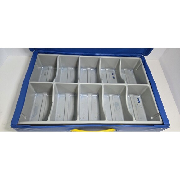 4x4 Blue COLLECTOR CASE: ROUGH RIDERS, Stompers, Toy Trucks W/INSERT Vintage '83 - Picture 11 of 13